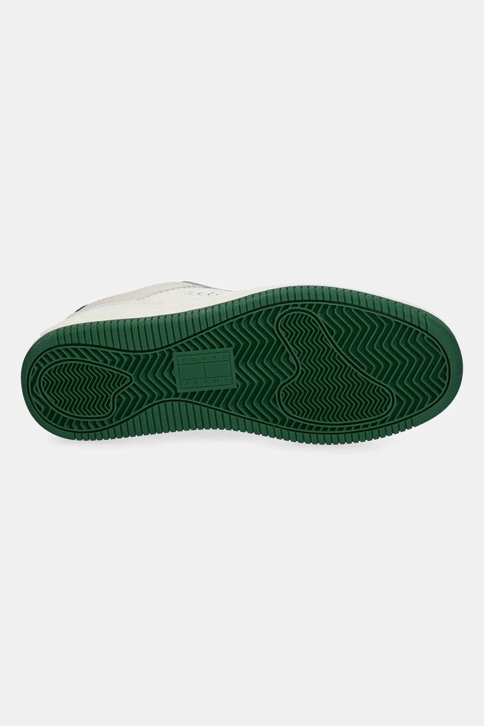 Tommy Jeans sneakersy RETRO BASKET WASHED SUEDE EN0EN02773 beżowy