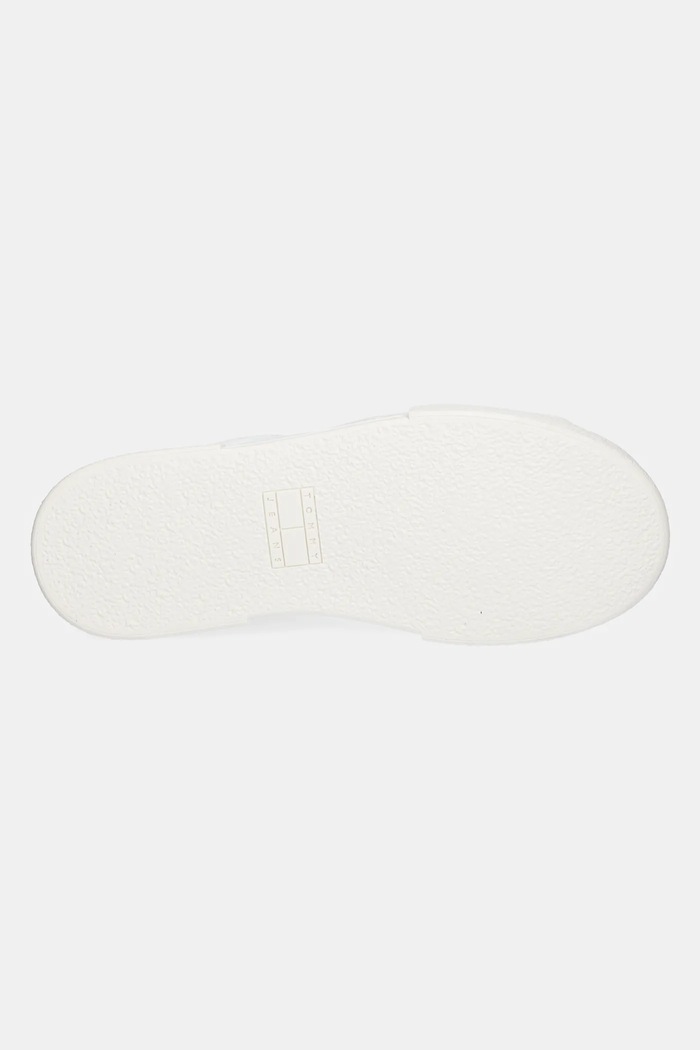 Tommy Jeans sneakers FLATFORM CANVAS SNEAKER EN0EN02792 alb