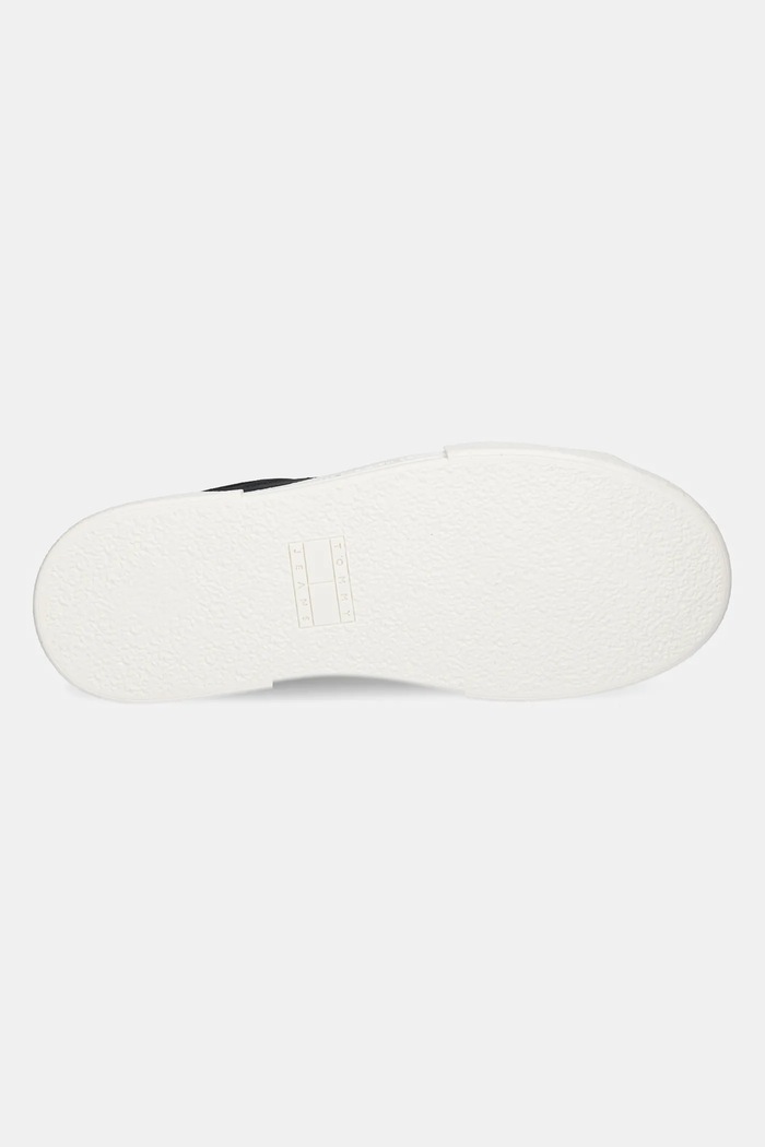 Sneakers Tommy Jeans FLATFORM CANVAS SNEAKER EN0EN02792 μαύρο
