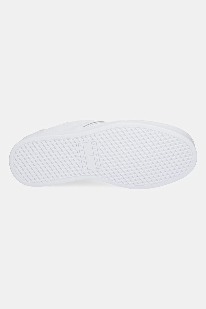 Kožené sneakers boty Tommy Jeans THE GREENWICH LEATHER EN0EN02794 bílá