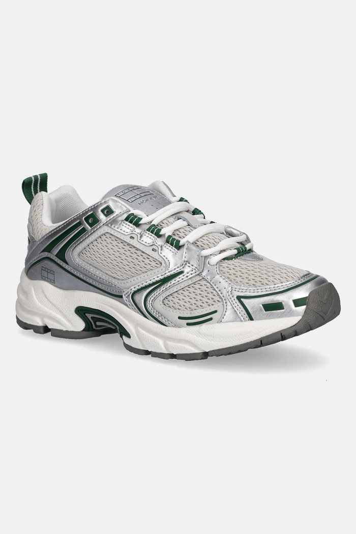Tommy Jeans sneakersy ARCHIVE 97 METALLIC syntetyczny srebrny EN0EN02796