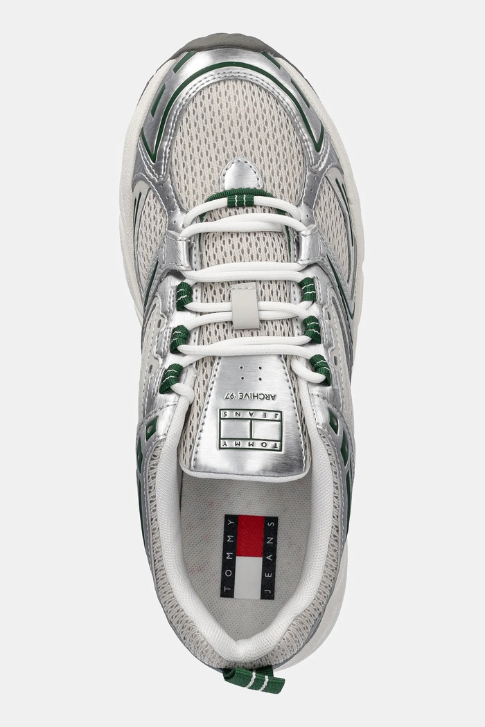 Tommy Jeans sneakersy ARCHIVE 97 METALLIC srebrny EN0EN02796