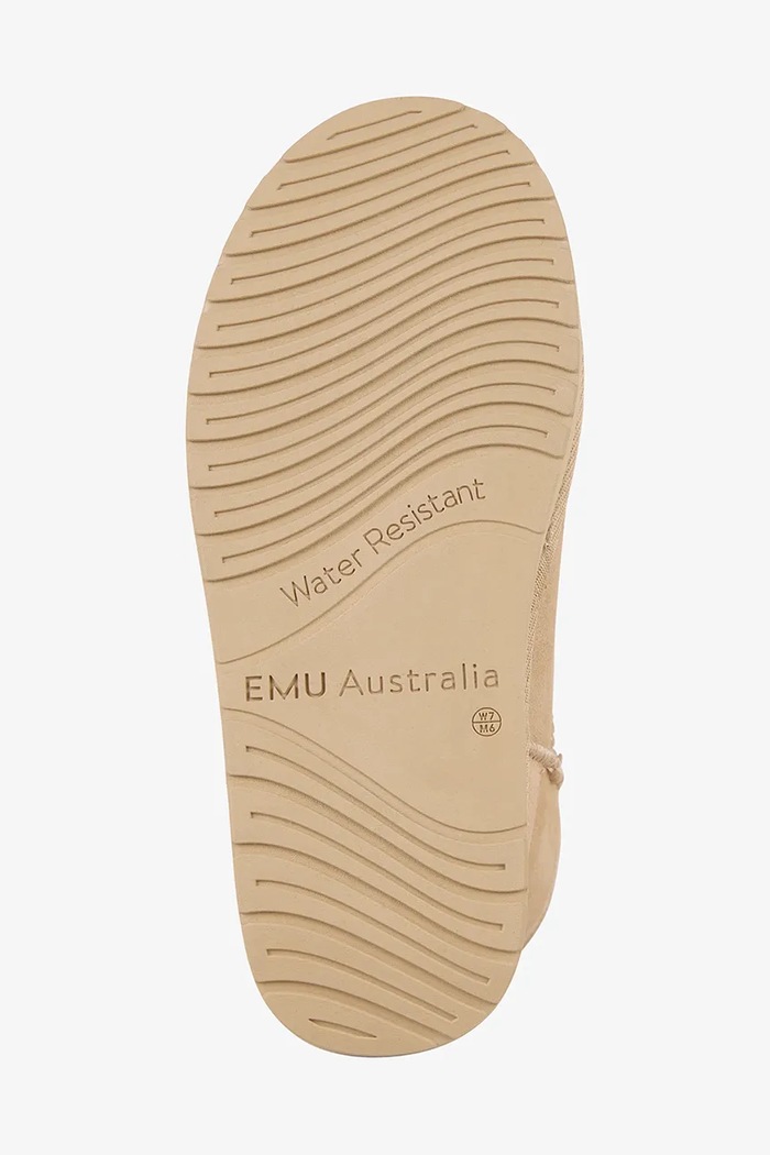 Semišové sněhule Emu Australia Stinger Micro Flatform W13082.SAND