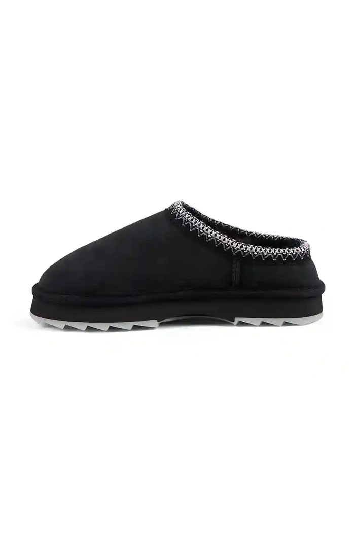 Semišové papuče Emu Australia Sharky Scuff černá W13179.BLAK
