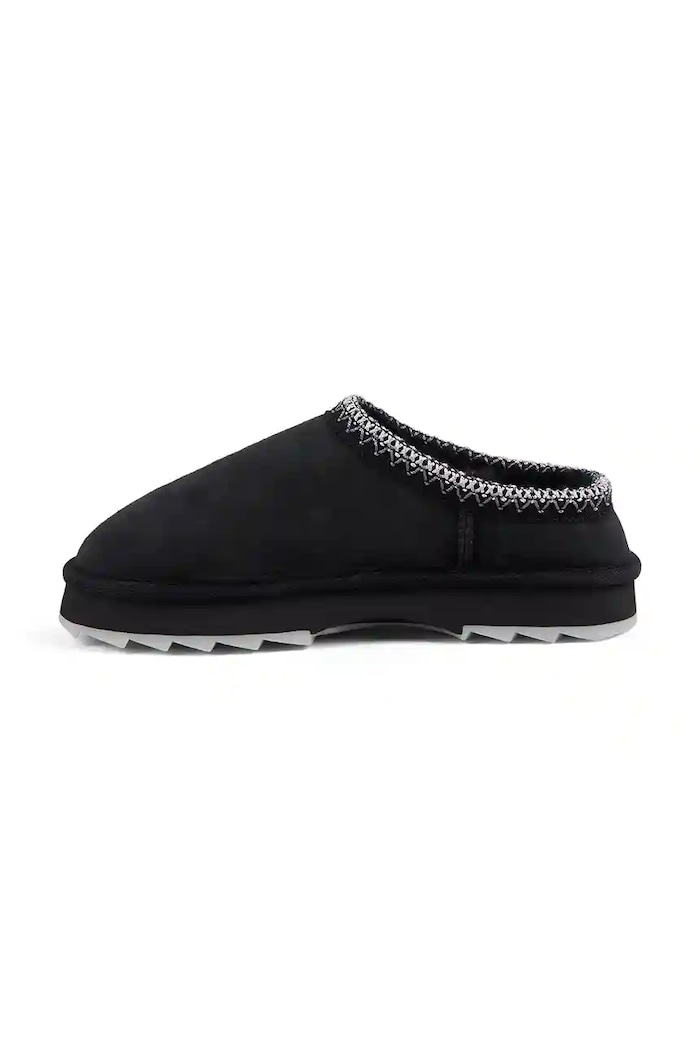 Semišové papuče Emu Australia Sharky Scuff černá W13179.BLAK