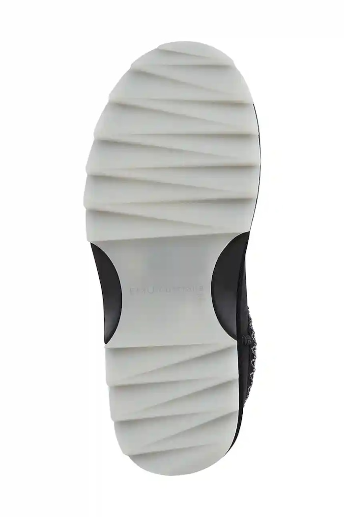 Semišové papuče Emu Australia Sharky Scuff W13179.BLAK