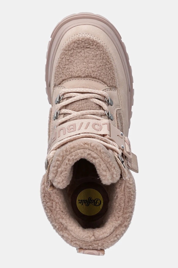 Botki Aspha Com Mid Warm Buffalo 1622564.ROS beżowy