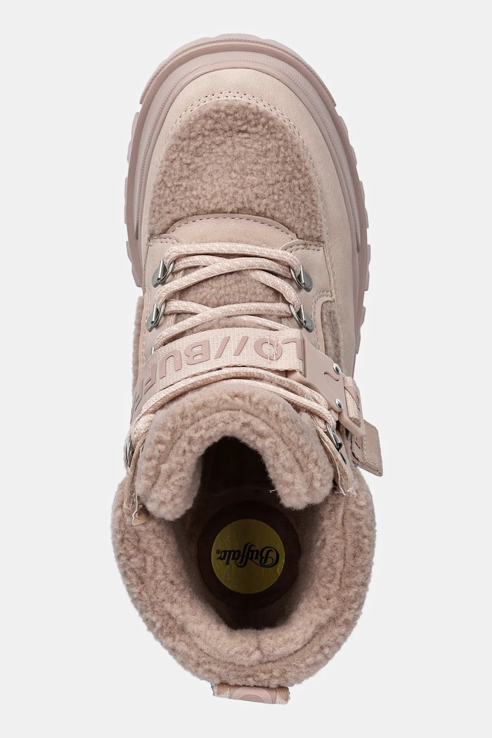 Botki Aspha Com Mid Warm Buffalo 1622564.ROS beżowy