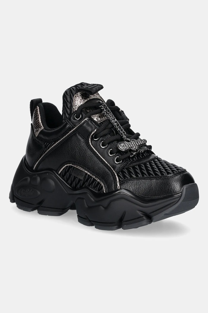 Buffalo Sneakers Binary Quilt negru 1636304.BLK