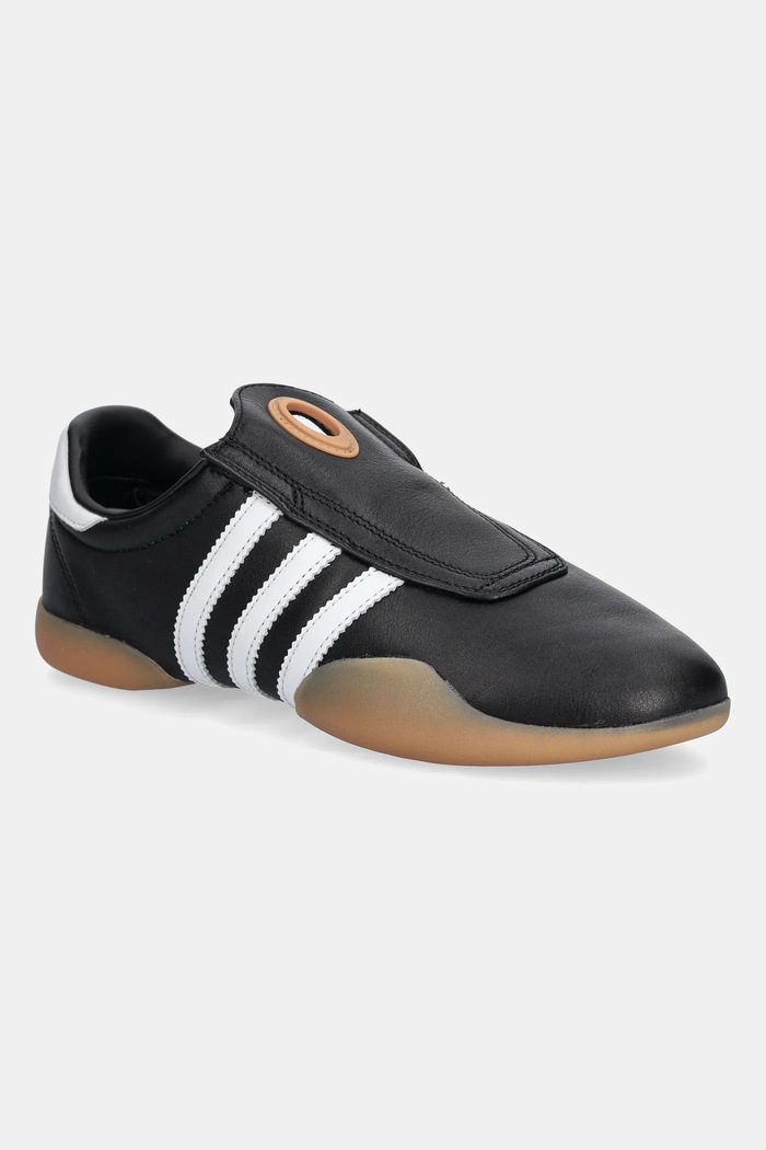 Δερμάτινα sneakers adidas Originals Taekwondo Mei φλατ μαύρο JQ3012