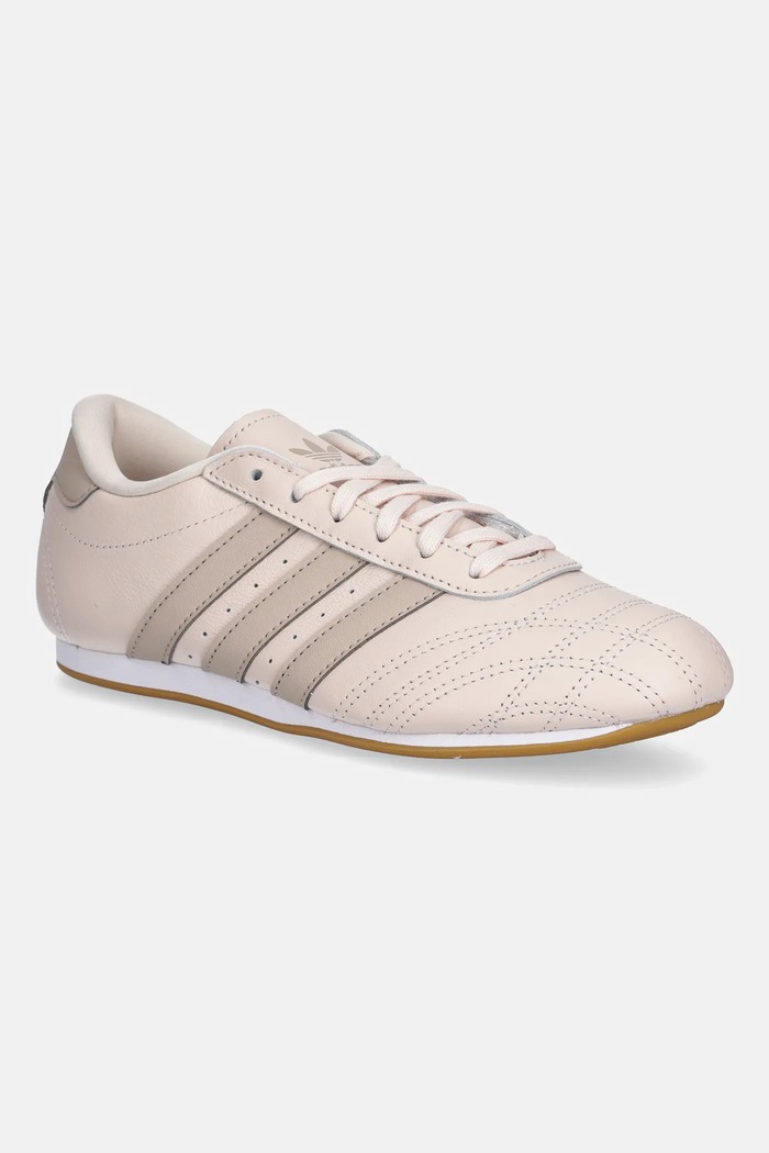 Kožené tenisky adidas Originals Taekwondo Lace nízký růžová JS0304