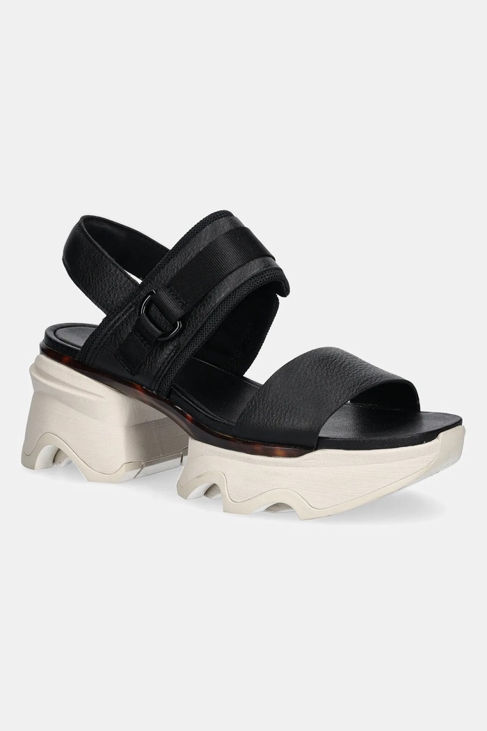 Sandali Sorel KINETIC IMPACT SLINGBACK Tekstil črna 2030481012