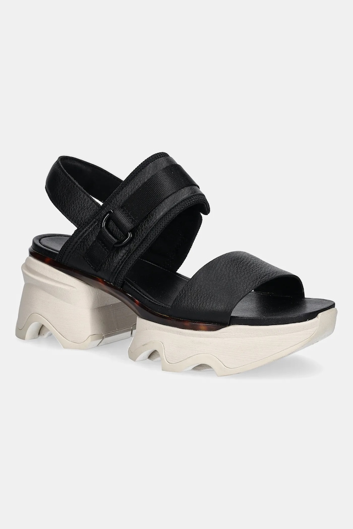 Sandali Sorel KINETIC IMPACT SLINGBACK Tekstil črna 2030481012