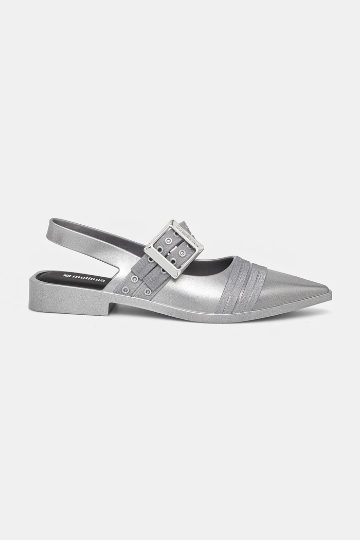 Baleríny Melissa LYLIKE M.35973.BE586 strieborná SS25