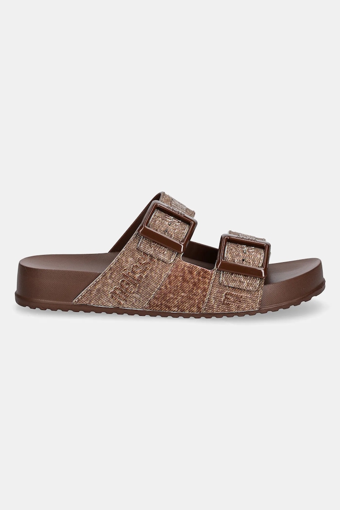 Pantofle Melissa COZY M LOVER SLIDE DENIM M.36146.BG682 hnědá SS25