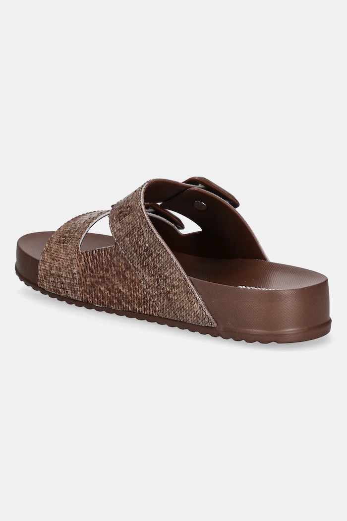 Boty Pantofle Melissa COZY M LOVER SLIDE DENIM M.36146.BG682 hnědá