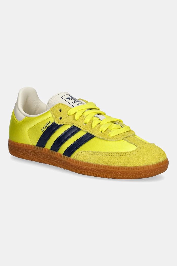 Tenisky adidas Originals Samba OG semišová koža žltá JI2594