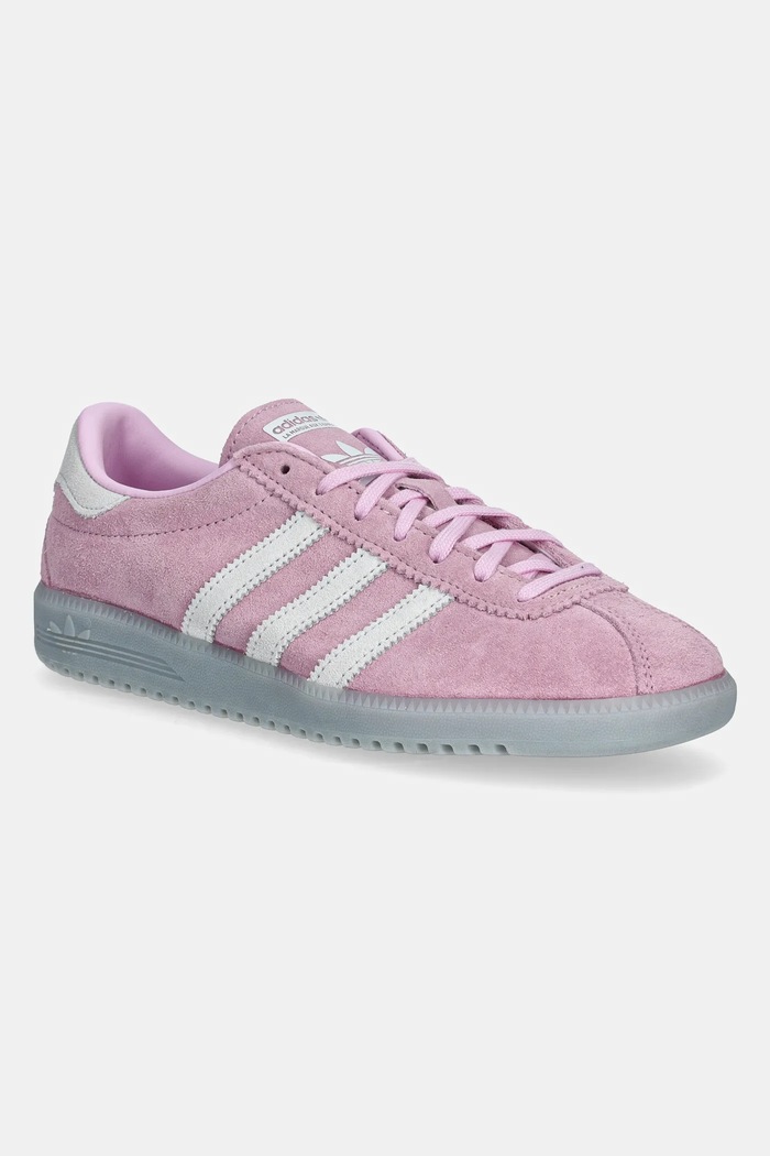 adidas Originals sneakersy zamszowe Bermuda płaska różowy JI2660