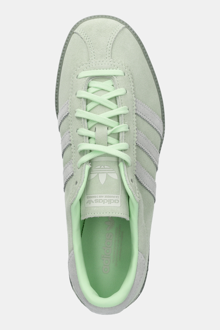 adidas Originals velúr sportcipő Bermuda zöld JI2661