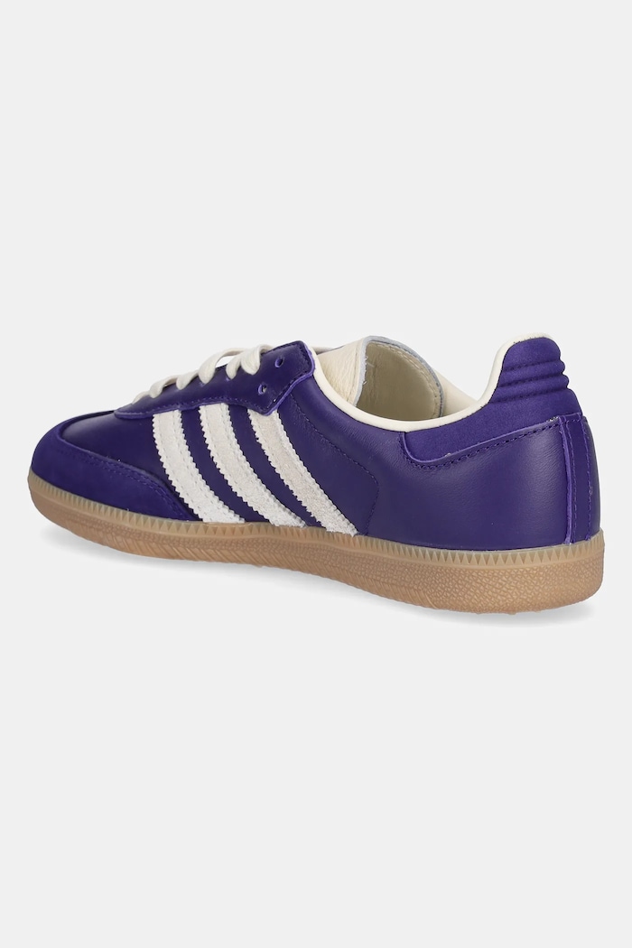 Obuv Kožené tenisky adidas Originals Samba OG JI2736 fialová