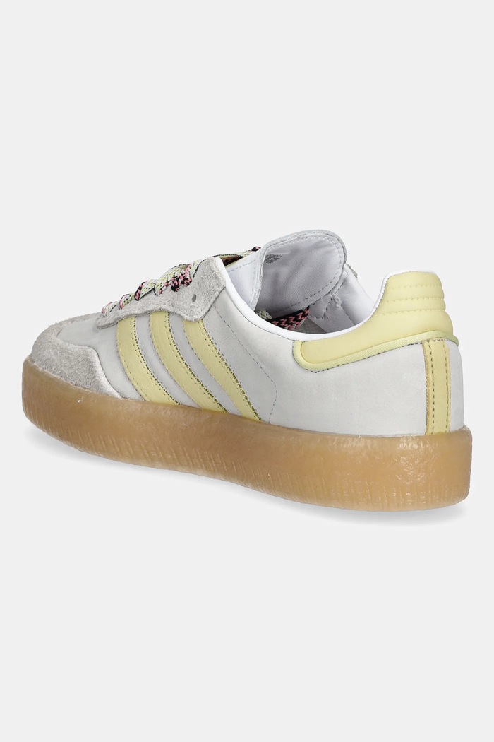 Obuwie adidas Originals sneakersy skórzane Sambae W JI2739 szary