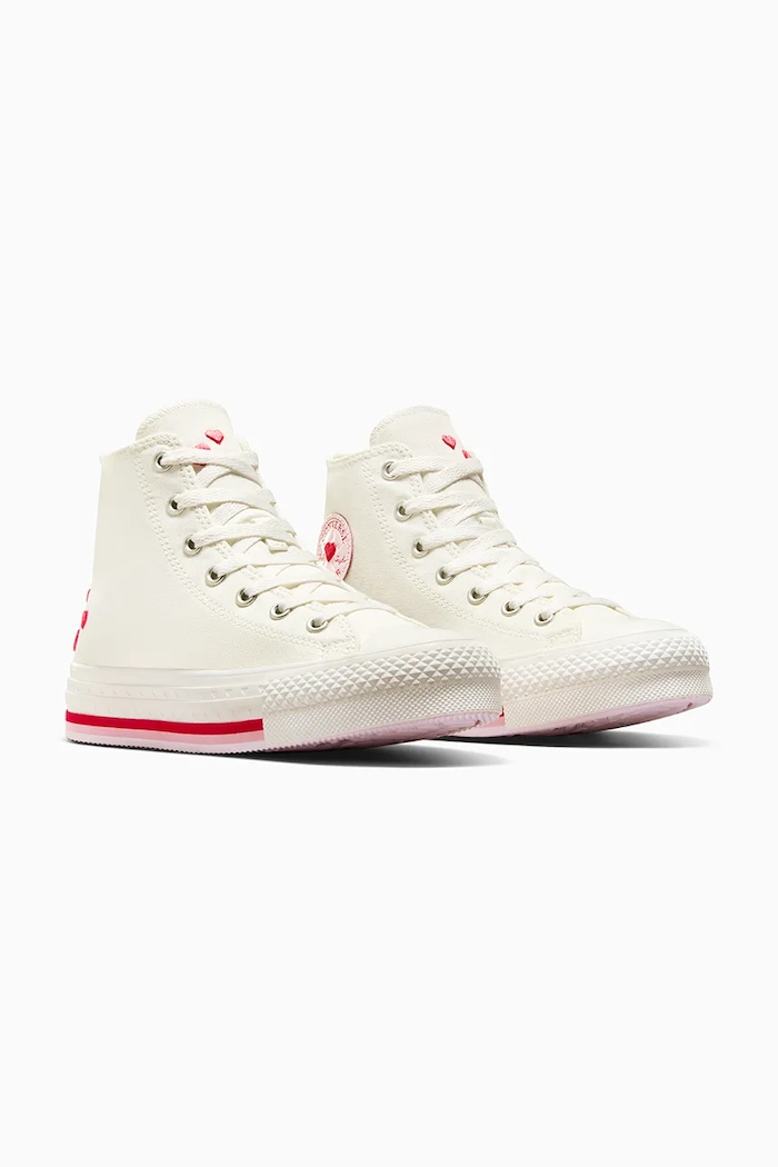 Tenisice Converse Chuck Taylor All Star Eva Lift Valentine's Day A10716C bijela SS25