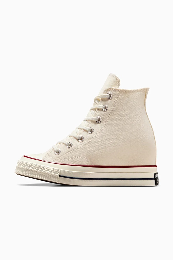 Converse teniși Chuck 70 Wedge A12562C alb