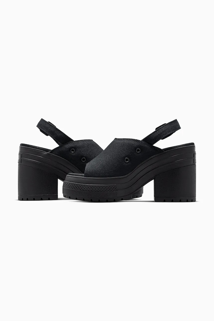 Sandále Converse Chuck 70 De Luxe Heel Nu čierna A12567C