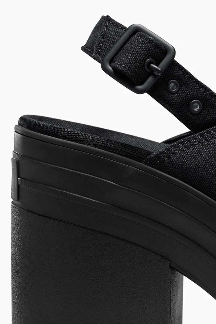 Sandále Converse Chuck 70 De Luxe Heel Nu A12567C čierna