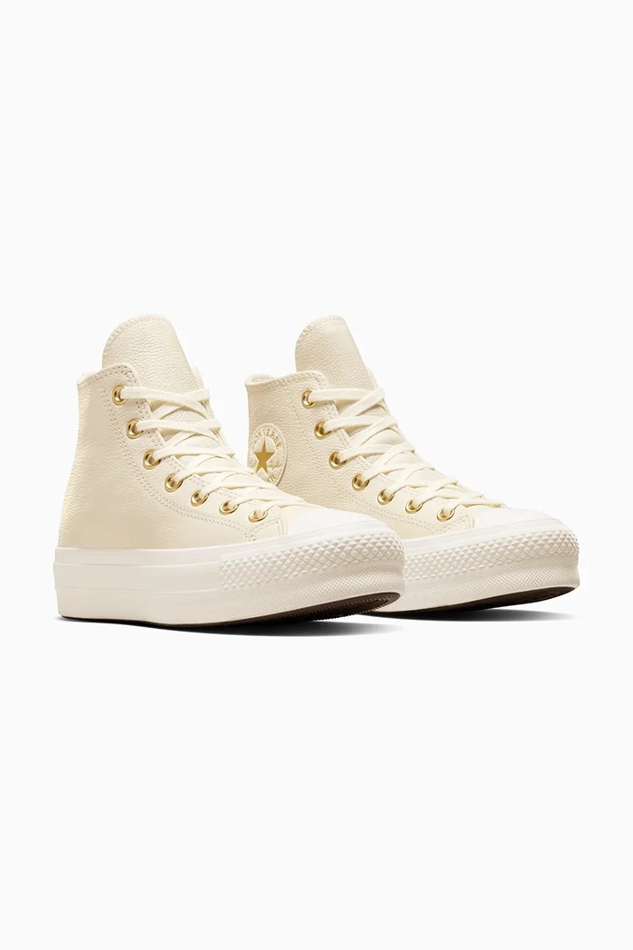 Kožené tenisky Converse Chuck Taylor All Star Lift A12764C biela SS25