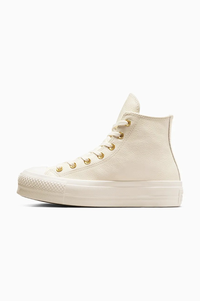 Kožené tenisky Converse Chuck Taylor All Star Lift A12764C biela