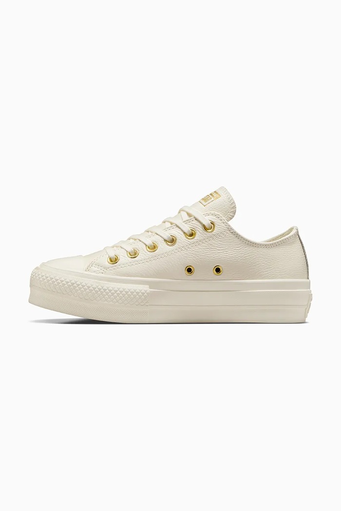 Kožené tenisky Converse Chuck Taylor All Star Lift A12765C biela