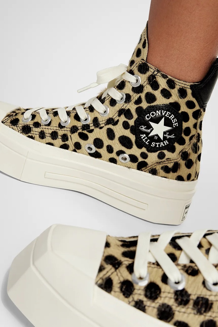 Converse tenisi de piele Chuck 70 De Luxe Heel Squared A12814C