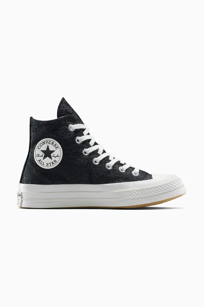 Kecky Converse Chuck 70 Lace plochá černá A13665C