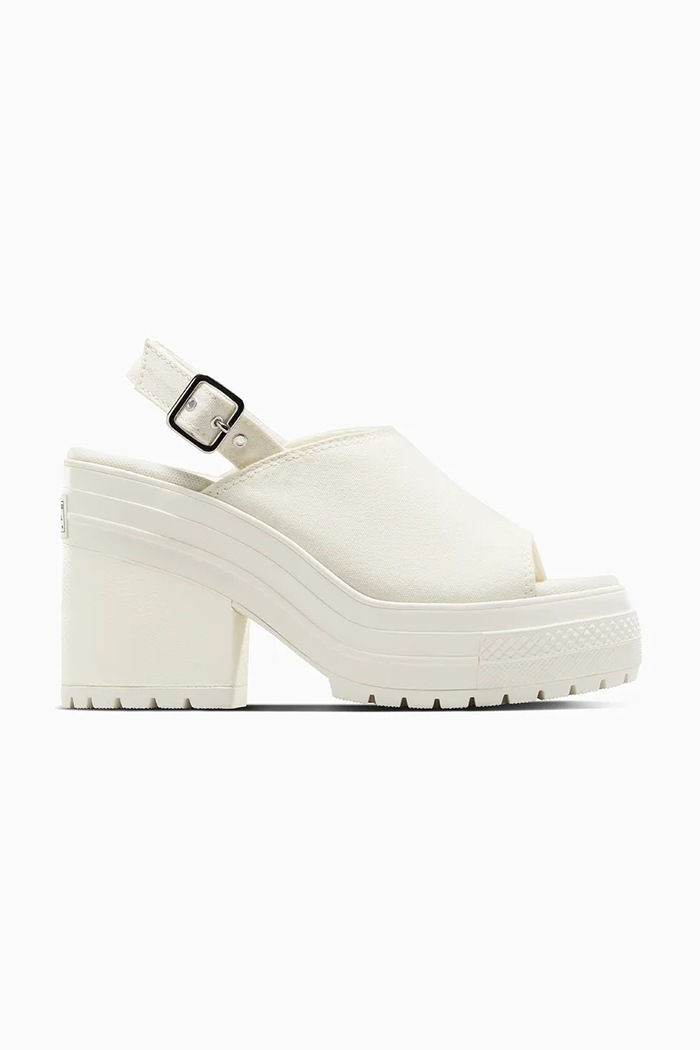 Sandale Converse Chuck 70 De Luxe Heel Nu široka potpetica bijela A13796C