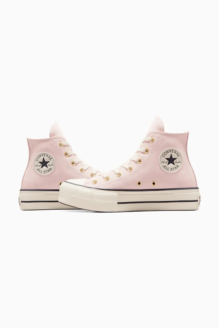 Σουέντ αθλητικά παπούτσια Converse Chuck Taylor All Star Lift ροζ A13823C