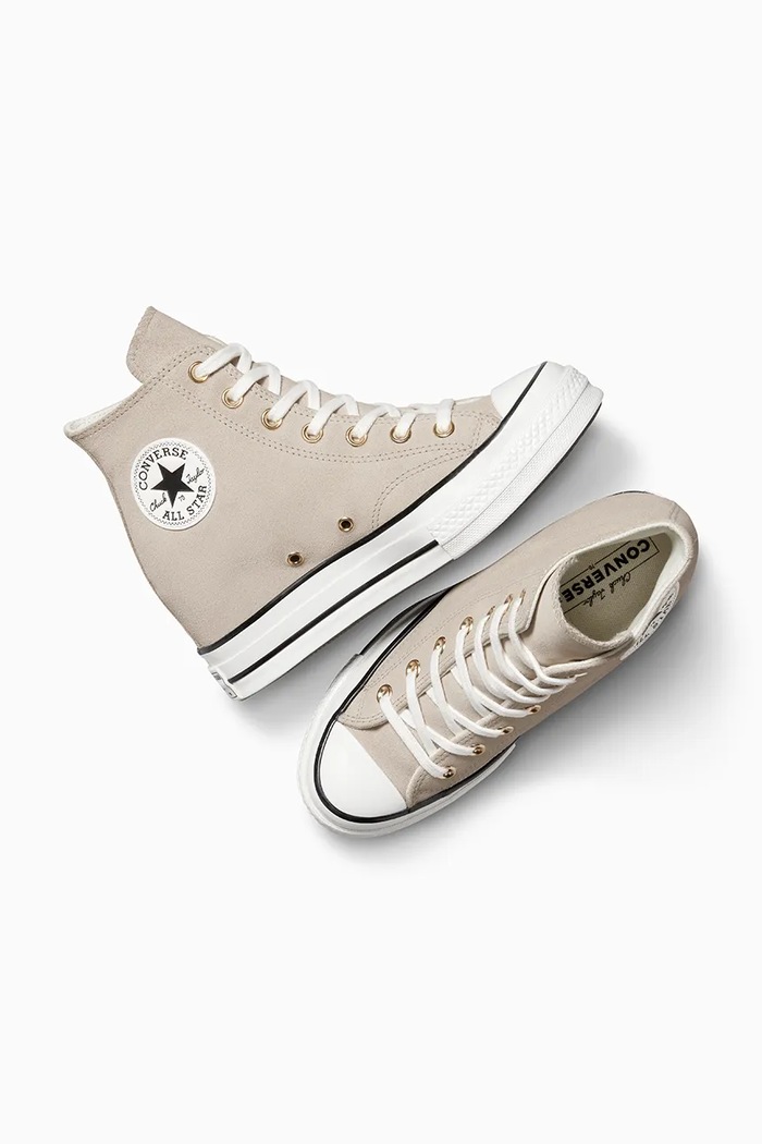 Converse teniși din piele întoarsă Chuck 70 Wedge A13833C