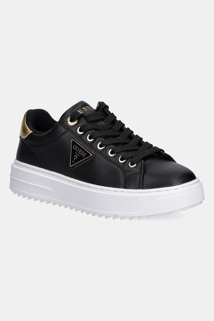 Guess sportcipő DENESA12 textil fekete FLJD12.LEA12.BLKGO