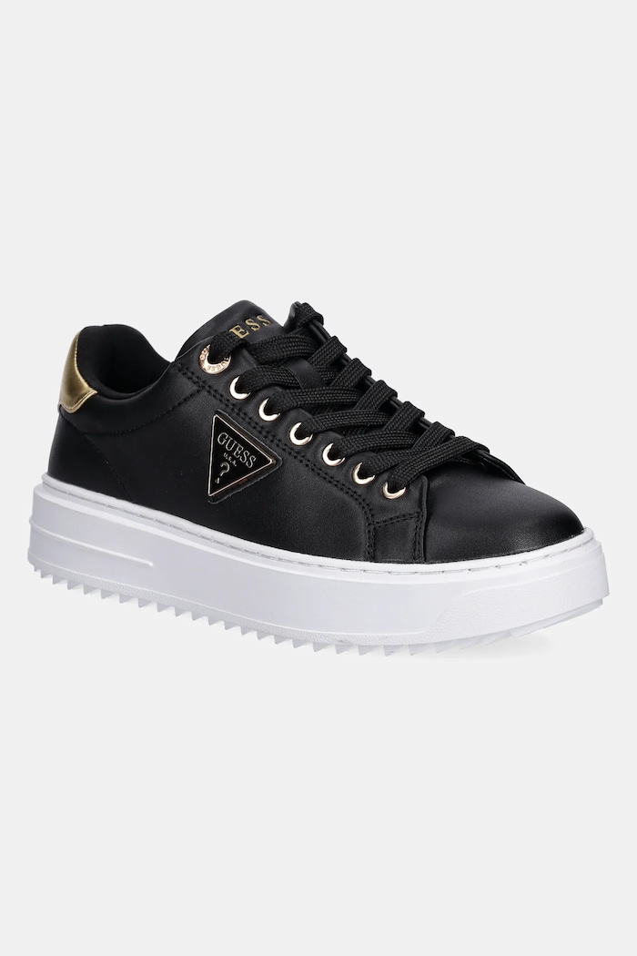 Guess sportcipő DENESA12 textil fekete FLJD12.LEA12.BLKGO