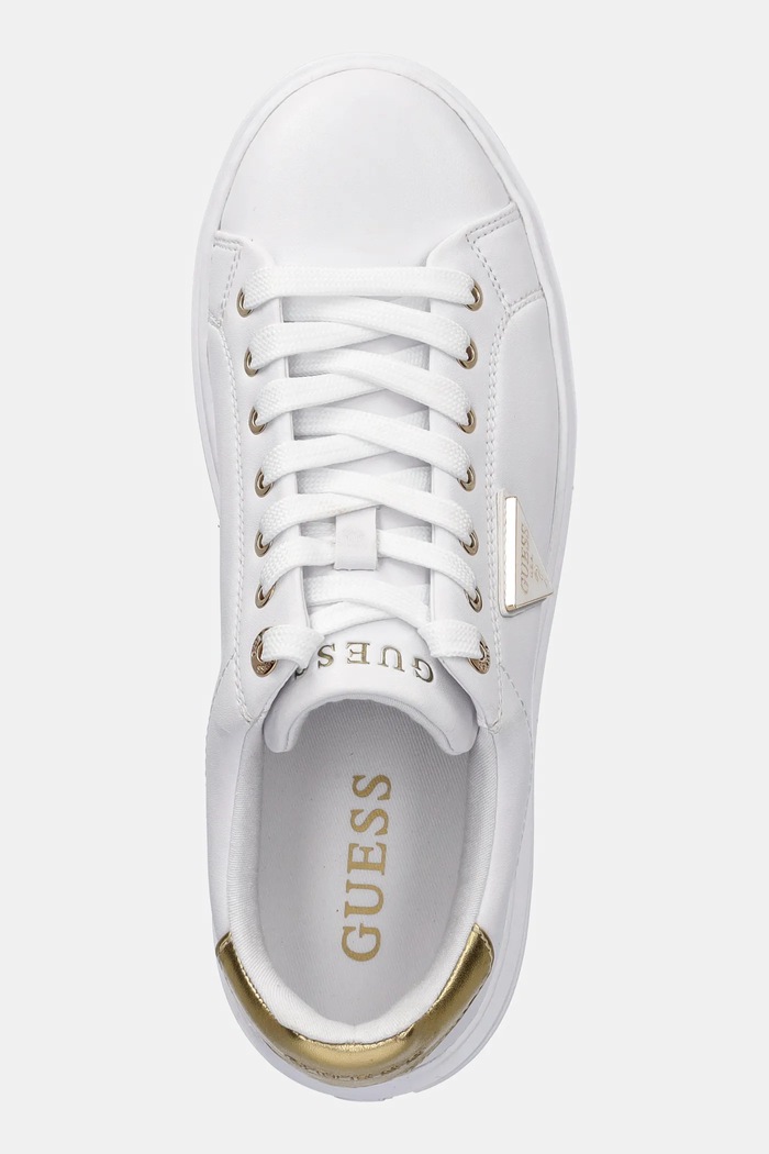Guess sneakersy DENESA12 biały FLJD12.LEA12.WHIGO