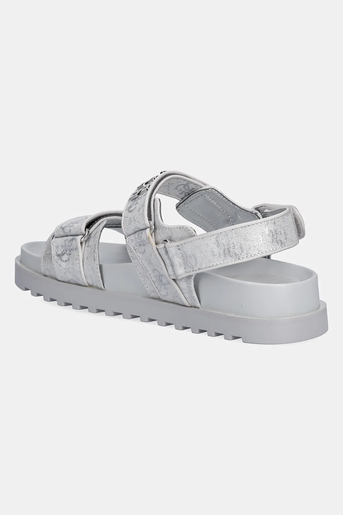 Încălțăminte Guess sandale FADISON FLJFDS.LEL03.SILVE argintiu