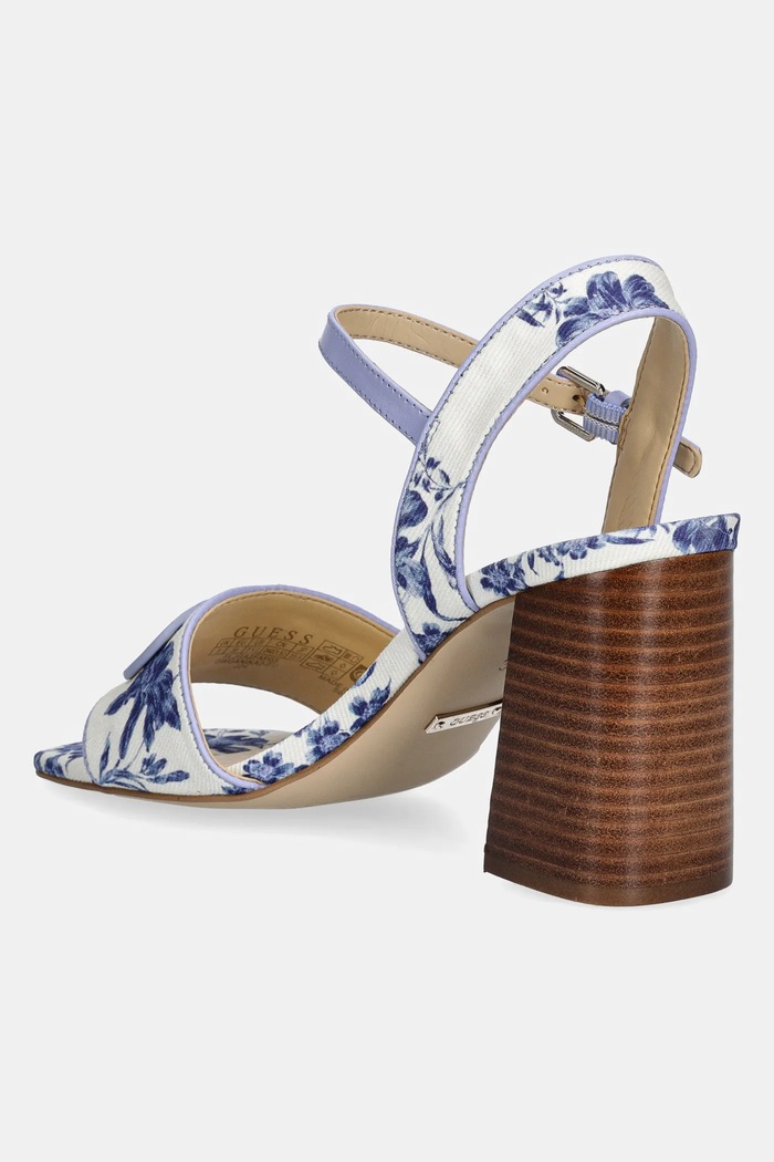 Παπούτσια Πέδιλα Guess GANIKA2 FLJGA2.FAP03.BLUE λευκό