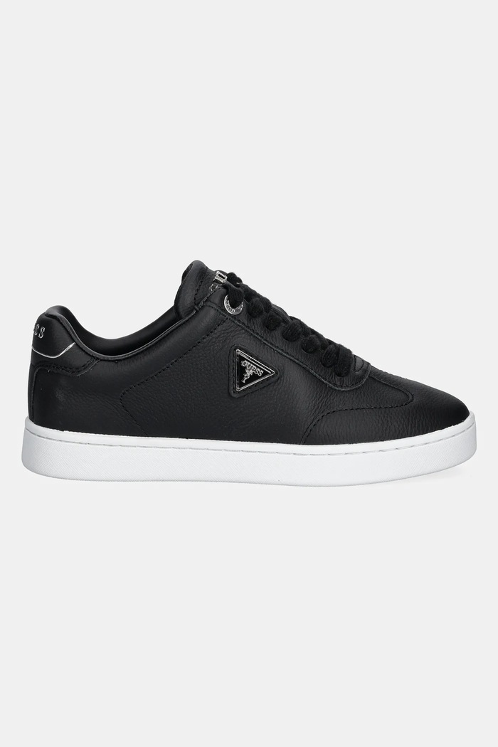 Δερμάτινα sneakers Guess JAZLIE FLJJAZ.LEA12.BLACK μαύρο SS25