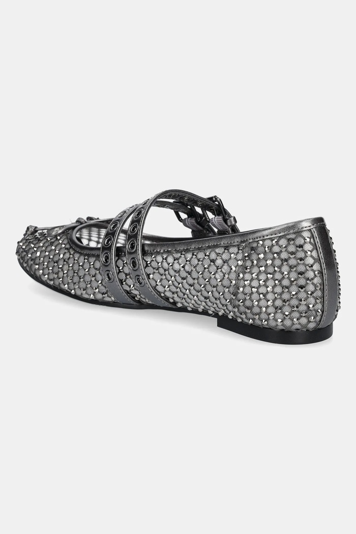Boty Baleríny Guess KAYANN FLJKNN.FAB02.PEWTE šedá