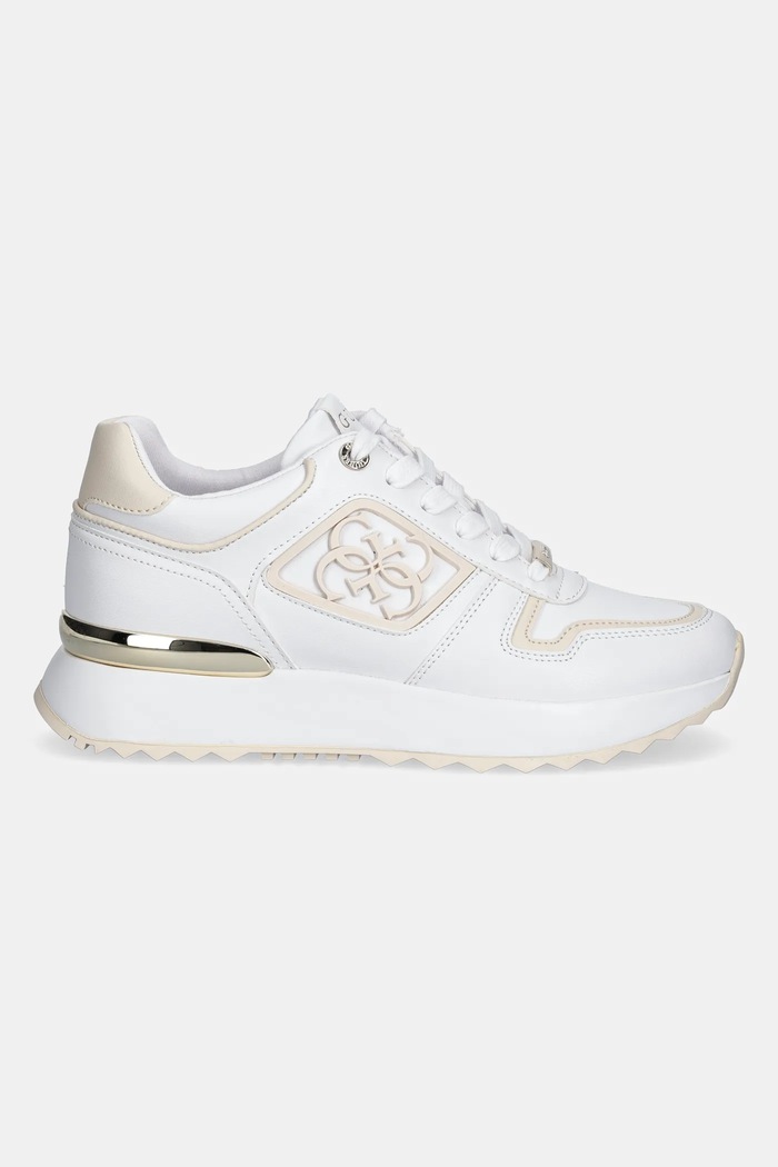 Guess sneakersy KOYAA FLJKOY.ELE12.WHICR biały SS25