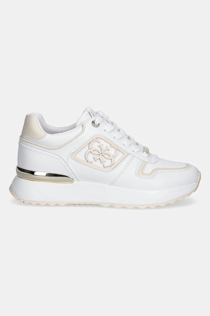 Guess sneakersy KOYAA FLJKOY.ELE12.WHICR biały SS25