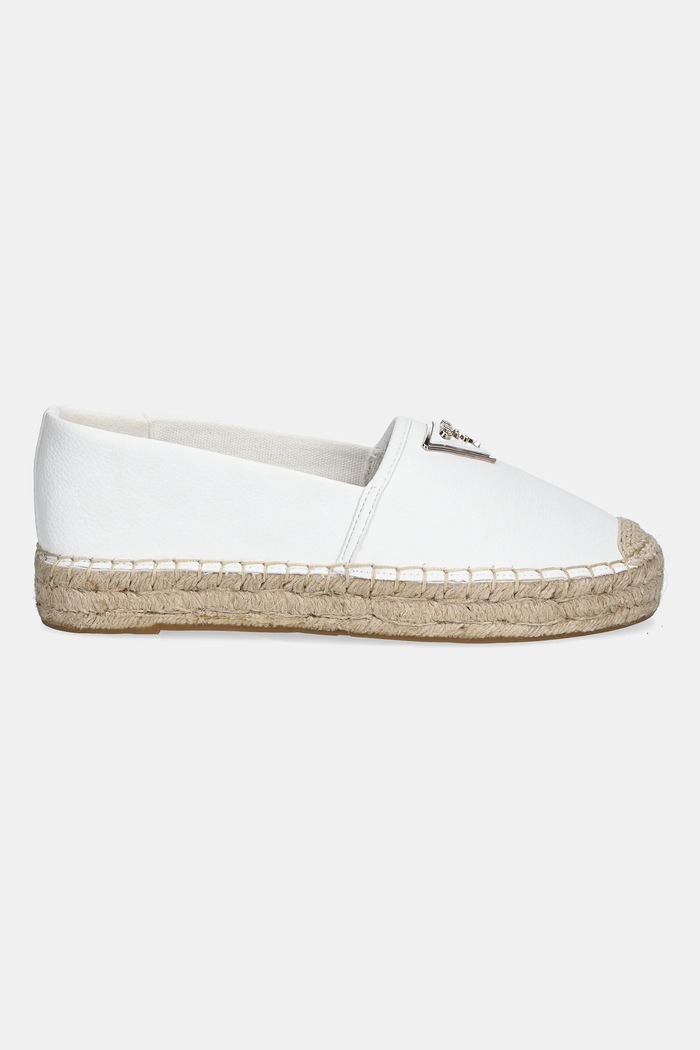Espadrilky Guess JOLANDY FLJLND.LEA14.WHITE biela SS25