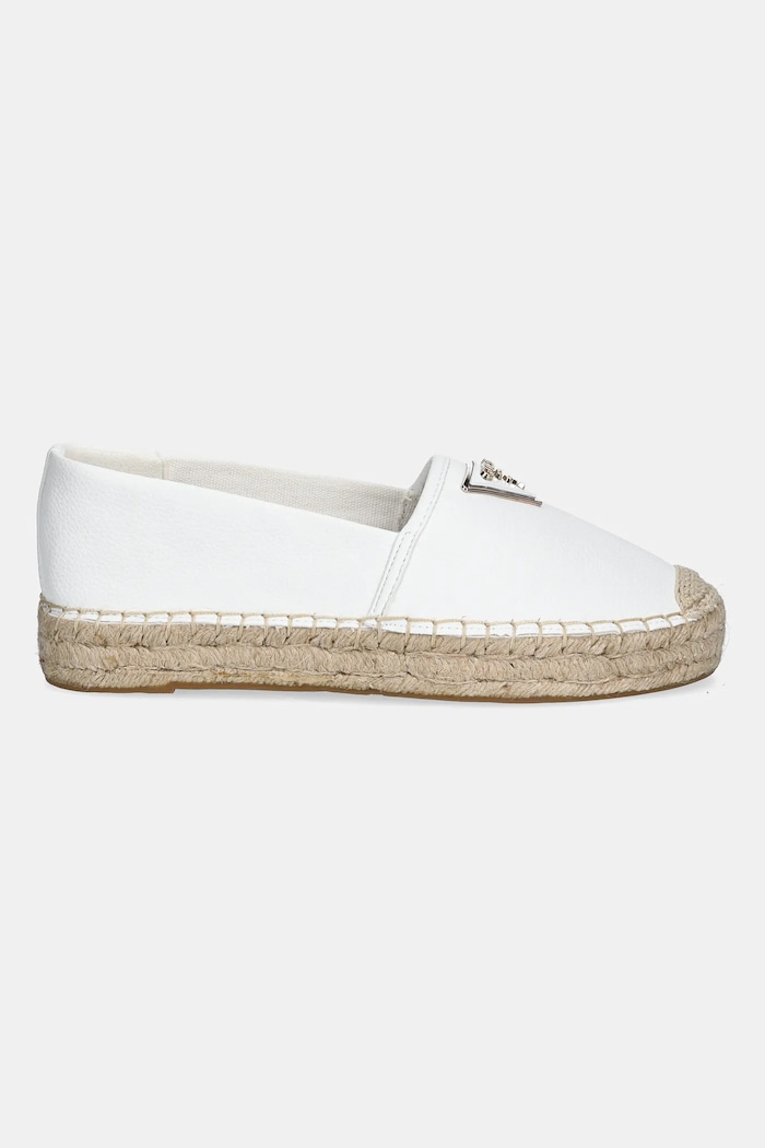 Espadrilky Guess JOLANDY FLJLND.LEA14.WHITE biela SS25