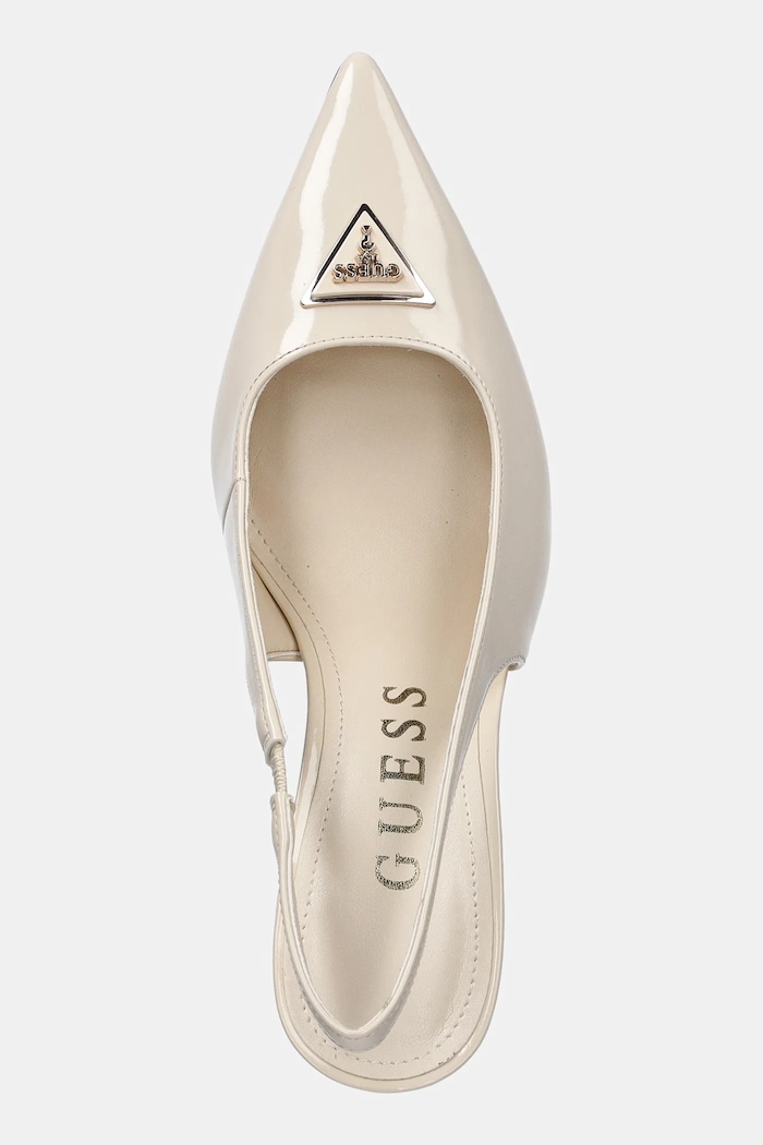 Guess szpilki NASSIR beżowy FLJNAS.PAF05.CREAM