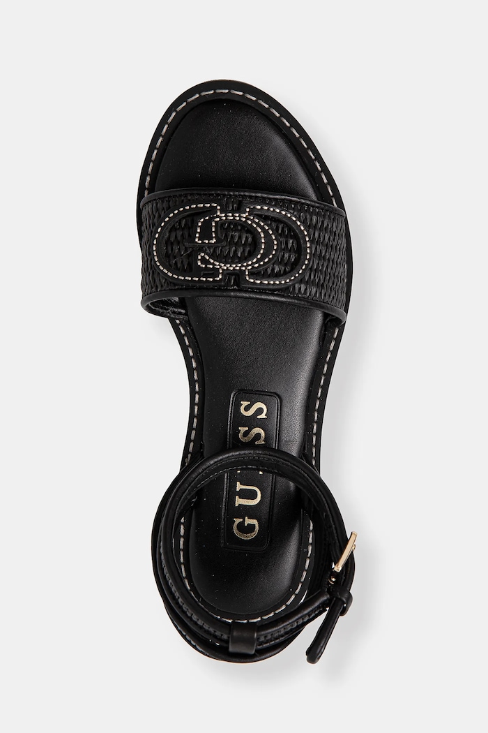 Sandály Guess SIYONA černá FLJSIY.FAB03.BLACK